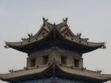 [Cliquez pour agrandir : 67 Kio] Xi'an - Les remparts : détail d'une tour d'angle.