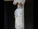 [Cliquez pour agrandir : 60 Kio] Bordeaux - La cathédrale Saint-André : la porte Nord : statue.