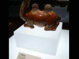[Cliquez pour agrandir : 49 Kio] Xi'an - Le musée de l'histoire du Shaanxi : chameau en céramique de la dynastie Tang.