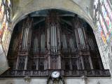 [Cliquez pour agrandir : 110 Kio] Saint-Denis - La basilique : l'orgue.