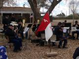 [Cliquez pour agrandir : 133 Kio] Tucson - Fort Lowell Day: the cavalry band.