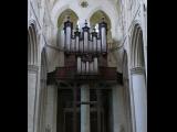 [Cliquez pour agrandir : 109 Kio] Sées - La cathédrale Notre-Dame : l'entrée et l'orgue.