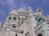 [Cliquez pour agrandir : 91 Kio] Paris - Montmartre : la basilique du Sacré-Cœur.