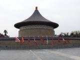 [Cliquez pour agrandir : 63 Kio] Pékin - Le temple du ciel : la voûte impériale du ciel.