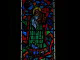 [Cliquez pour agrandir : 60 Kio] Tucson - Saint-Thomas-the-Apostle's church: stained glass window representing Saint Cecilia.