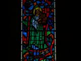 [Cliquez pour agrandir : 60 Kio] Tucson - Saint-Thomas-the-Apostle's church: stained glass window representing Saint Cecilia.