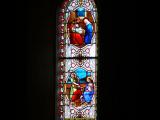 [Cliquez pour agrandir : 72 Kio] Urrugne - L'église Saint-Vincent : vitrail.
