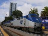 [Cliquez pour agrandir : 91 Kio] San Diego - The station: trains.