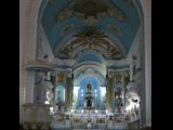 [Cliquez pour agrandir : 85 Kio] Rio de Janeiro - L'église Saint-George : la nef et le chœur.