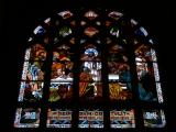 [Cliquez pour agrandir : 97 Kio] Lille - Le grand séminaire : la grande chapelle : vitrail.