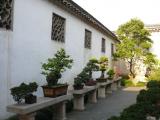 [Cliquez pour agrandir : 98 Kio] Suzhou - Le jardin du maître des filets : petit jardin avec des bonsaï.