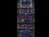 [Cliquez pour agrandir : 152 Kio] Poitiers - La cathédrale Saint-Pierre : vitrail.
