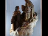 [Cliquez pour agrandir : 58 Kio] Rio de Janeiro - La chapelle de l'école Pequeña Cruzada : statue de Sainte Thérèse.