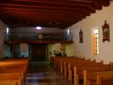 [Cliquez pour agrandir : 60 Kio] Tularosa - Saint Francis de Paula's church: the nave.