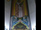[Cliquez pour agrandir : 84 Kio] Rio de Janeiro - L'église Saint-Antoine-des-Pauvres : mosaïque représentant Sainte Inès.