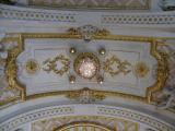 [Cliquez pour agrandir : 111 Kio] Lille - L'opéra : l'intérieur : détail d'un plafond.