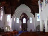 [Cliquez pour agrandir : 73 Kio] San Francisco - Saint Vincent-de-Paul's church: the nave and the choir.