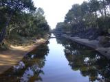 [Cliquez pour agrandir : 102 Kio] Landes - Le Vieux Boucau : canal.