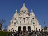 [Cliquez pour agrandir : 85 Kio] Paris - Montmartre : la basilique du Sacré-Cœur.