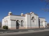 [Cliquez pour agrandir : 61 Kio] Las Cruces - Our Lady of Health's church: the back side.