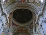 [Cliquez pour agrandir : 112 Kio] Rome - L'église Saint-Ignace : la coupole en trompe-l'œil.