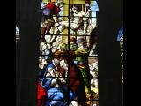 [Cliquez pour agrandir : 107 Kio] Ségovie - La cathédrale Sainte-Marie : vitrail.