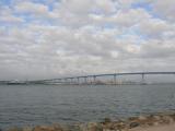 [Cliquez pour agrandir : 64 Kio] San Diego - Boats and bridge seen from Coronado.