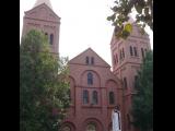 [Cliquez pour agrandir : 131 Kio] Ranchi - La cathédrale Sainte-Marie : la façade.