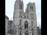 [Cliquez pour agrandir : 94 Kio] Bruxelles - La cathédrale Saints-Michel-et-Gudule.