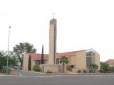 [Cliquez pour agrandir : 53 Kio] Tucson - Saint-Joseph's church: general view.
