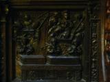 [Cliquez pour agrandir : 78 Kio] Burgos - La cathédrale : les stalles : détail.