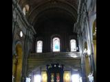 [Cliquez pour agrandir : 100 Kio] Rio de Janeiro - L'église Notre-Dame de Candelária : l'entrée et la tribune.