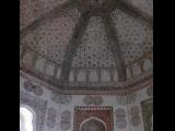 [Cliquez pour agrandir : 164 Kio] Jaipur - Le fort d'Amber : plafond décoré.