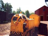 [Cliquez pour agrandir : 82 Kio] Mine de Lewarde - Petit train pour transporter les mineurs.