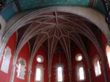 [Cliquez pour agrandir : 69 Kio] Urrugne - L'église Saint-Vincent : la voûte du chœur.