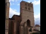 [Cliquez pour agrandir : 76 Kio] Toulouse - La cathédrale Saint-Étienne : le clocher.