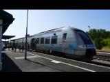 [Cliquez pour agrandir : 82 Kio] Sarlat-la-Canéda - Un TER en gare.