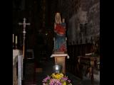 [Cliquez pour agrandir : 82 Kio] Ávila - La basilique Saint-Vincent : statue de la Vierge.