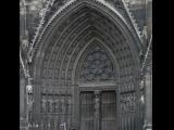 [Cliquez pour agrandir : 127 Kio] Rouen - L'abbatiale Saint-Ouen : la façade : détail.
