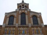 [Cliquez pour agrandir : 84 Kio] Paris - L'église nouvelle Saint-Honoré-d'Eylau : la façade : détail.