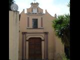 [Cliquez pour agrandir : 106 Kio] Mexico - L'église Saint-Bernardin-de-Sienne : porte latérale.