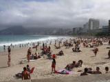 [Cliquez pour agrandir : 100 Kio] Rio de Janeiro - La plage d'Ipanema.