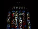 [Cliquez pour agrandir : 84 Kio] San Francisco - Saint Dominic's church: stained glass window.