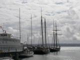 [Cliquez pour agrandir : 72 Kio] San Diego - The maritime museum: the American and the Californian.