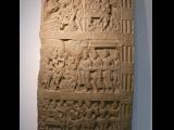 [Cliquez pour agrandir : 127 Kio] Delhi - Le musée national : bas-relief (civilisation Maurya, 4è et 3è s. av. J.-C. ou Slunga, 2è et 1er s. av. J.-C.).