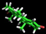[Cliquez pour agrandir : 108 Kio] Chimie - Molécule de testostérone.