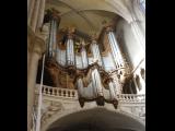 [Cliquez pour agrandir : 78 Kio] Dijon - La cathédrale Saint-Bénigne : l'orgue.