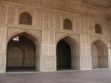 [Cliquez pour agrandir : 122 Kio] Agra - Le fort : le Diwan-i-Khas (palais d'audience).