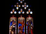 [Cliquez pour agrandir : 99 Kio] Lyon - La cathédrale Saint-Jean : vitrail.