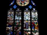 [Cliquez pour agrandir : 122 Kio] Bayonne - La cathédrale : chapelle de Saint Jérôme : vitrail de la Cananéenne.